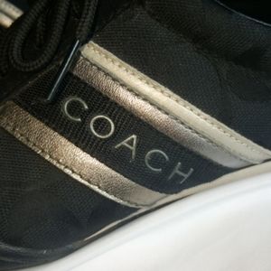 Coach Black / Silver Sneakers